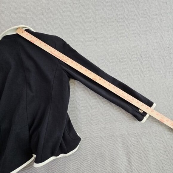 Talbots Aberdeen Blazer Size 4 (34" Chest) Classic Preppy Two Button Navy Blue - Picture 12 of 16